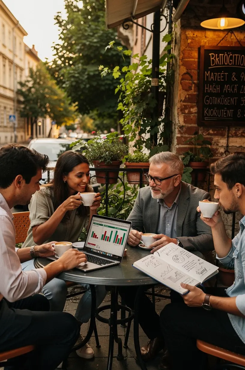 Grafikonok és táblázatok, amelyek a személyes megtakarítások és kiadások elemzését mutatják be.